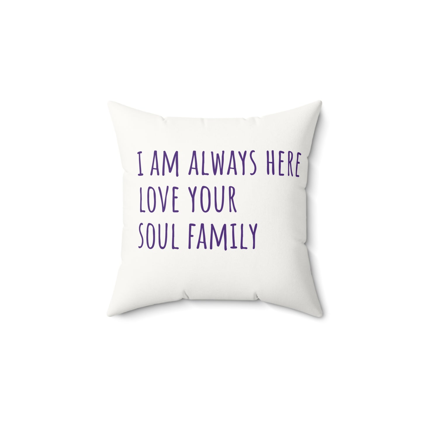 Faux Suede Square Pillow