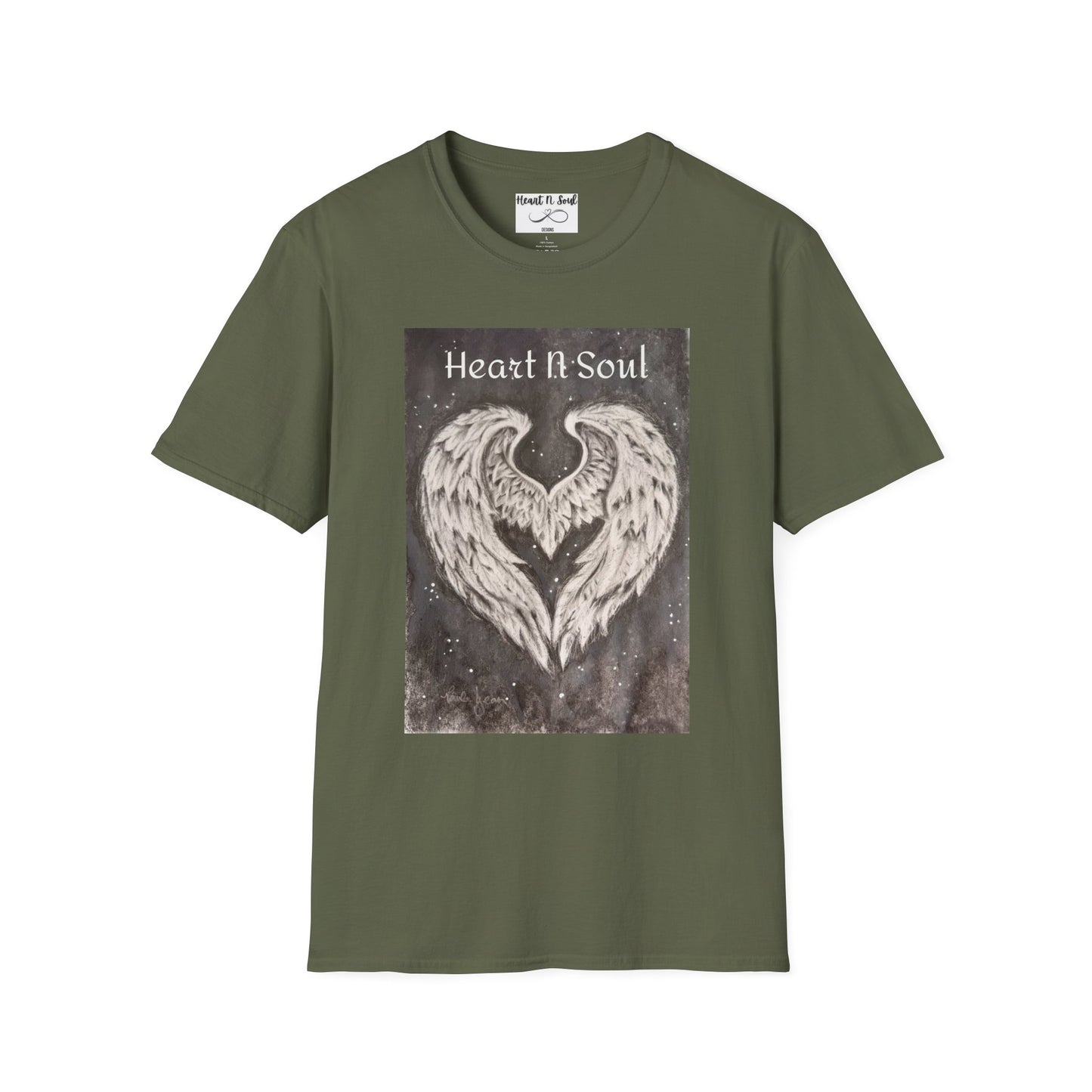 Heart N Soul Angel Wings T-Shirt — Inspirational Graphic Tee