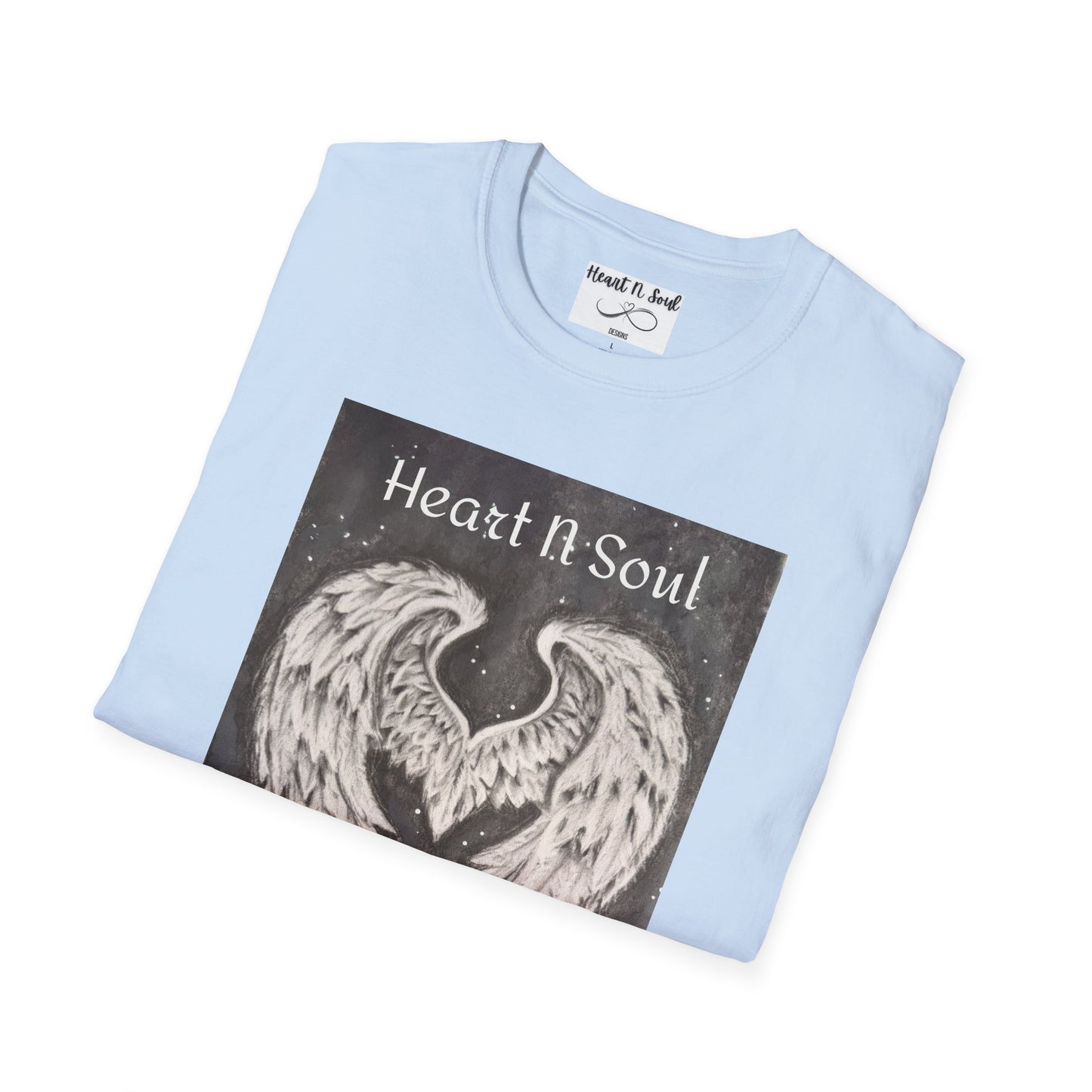 Heart N Soul Angel Wings T-Shirt — Inspirational Graphic Tee
