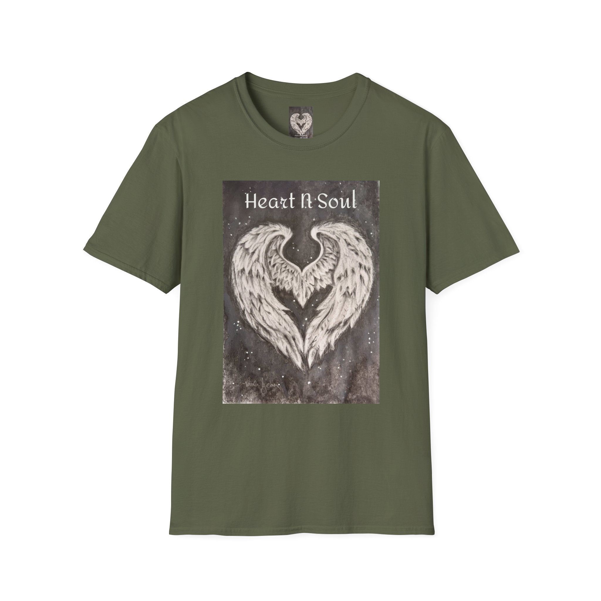 Heart N Soul Angel Wings T-Shirt — Inspirational Graphic Tee