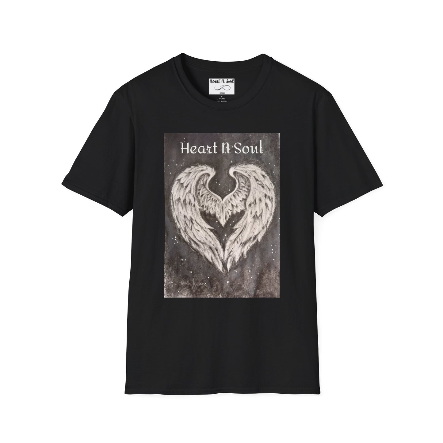 Heart N Soul Angel Wings T-Shirt — Inspirational Graphic Tee