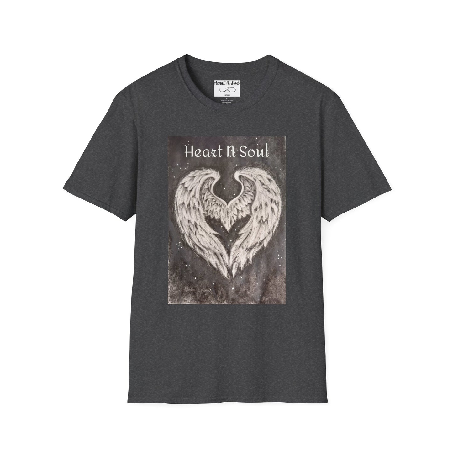 Heart N Soul Angel Wings T-Shirt — Inspirational Graphic Tee