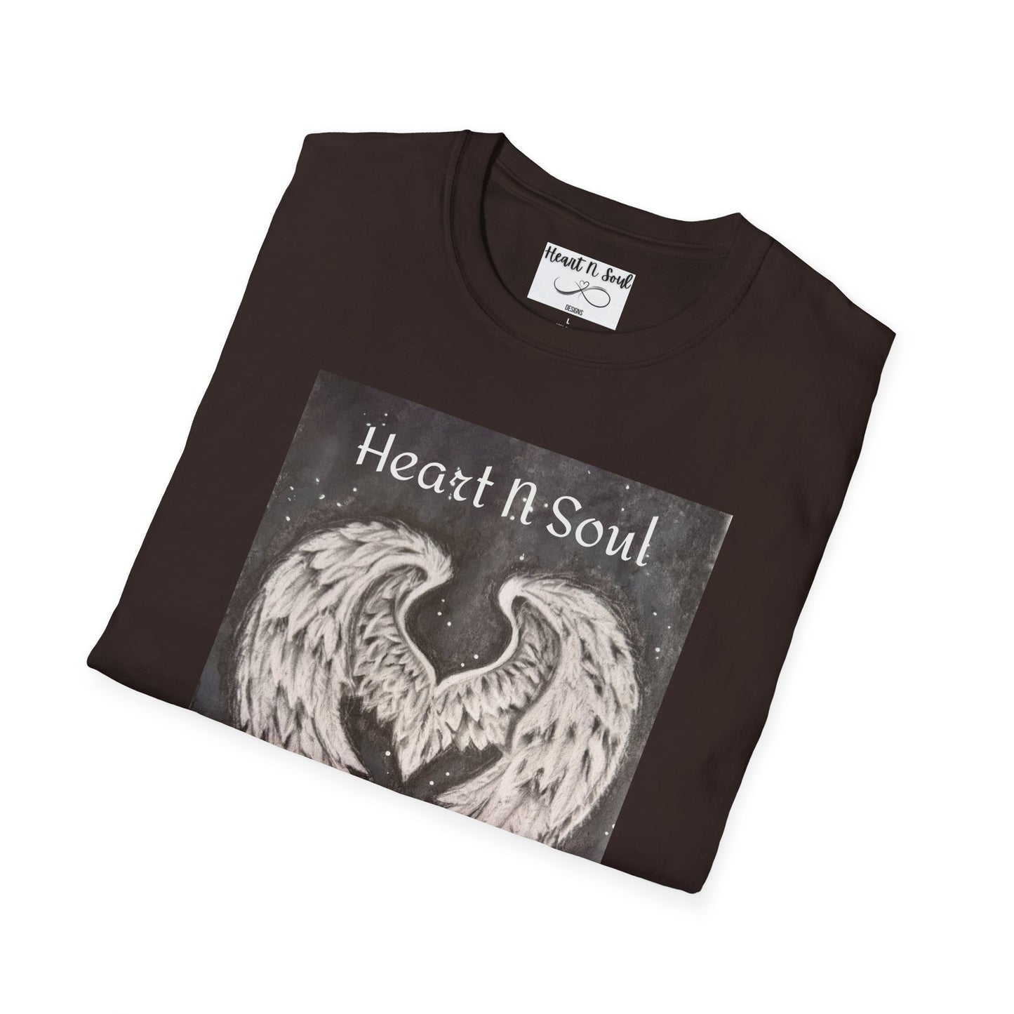 Heart N Soul Angel Wings T-Shirt — Inspirational Graphic Tee