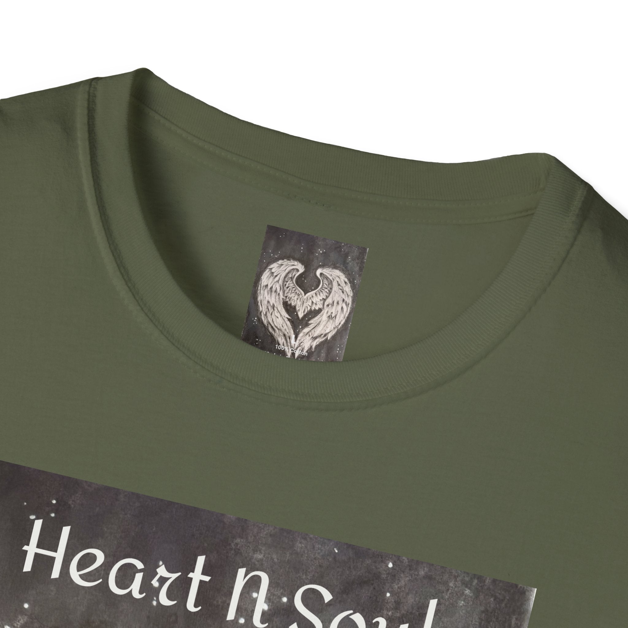 Heart N Soul Angel Wings T-Shirt — Inspirational Graphic Tee