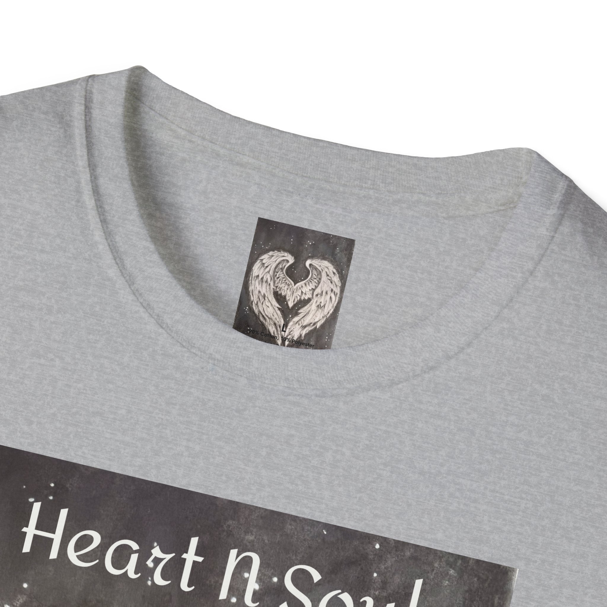 Heart N Soul Angel Wings T-Shirt — Inspirational Graphic Tee