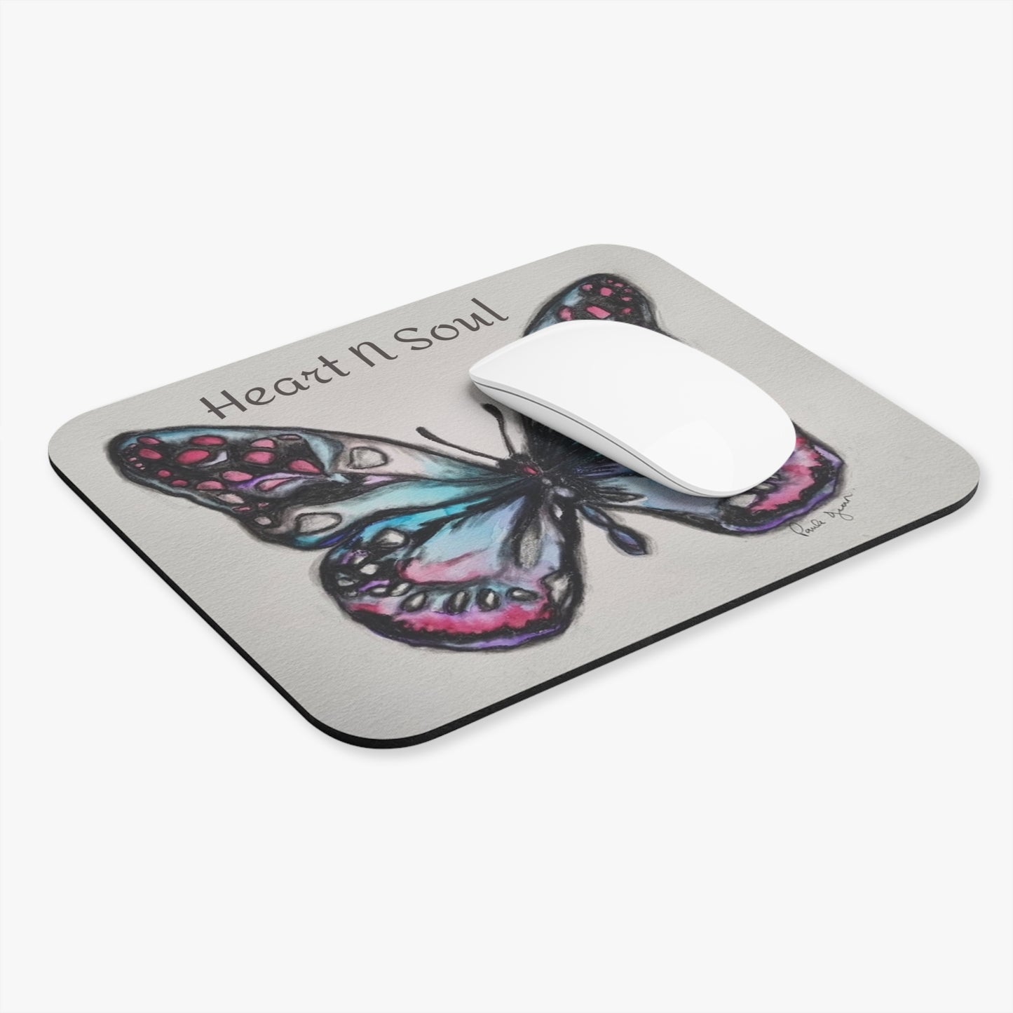 Butterfly Artwork Mouse Pad — Heart N Soul Designs