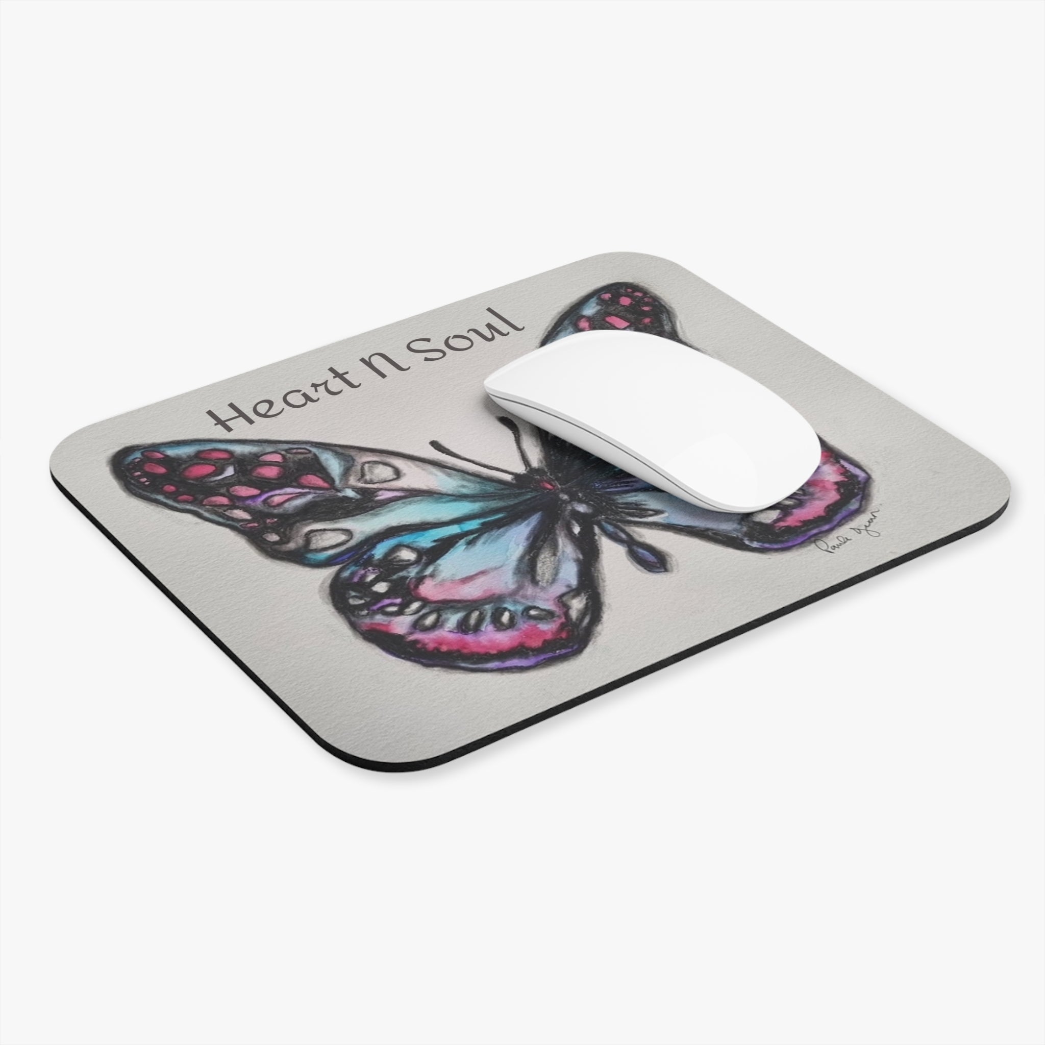 Butterfly Artwork Mouse Pad — Heart N Soul Designs