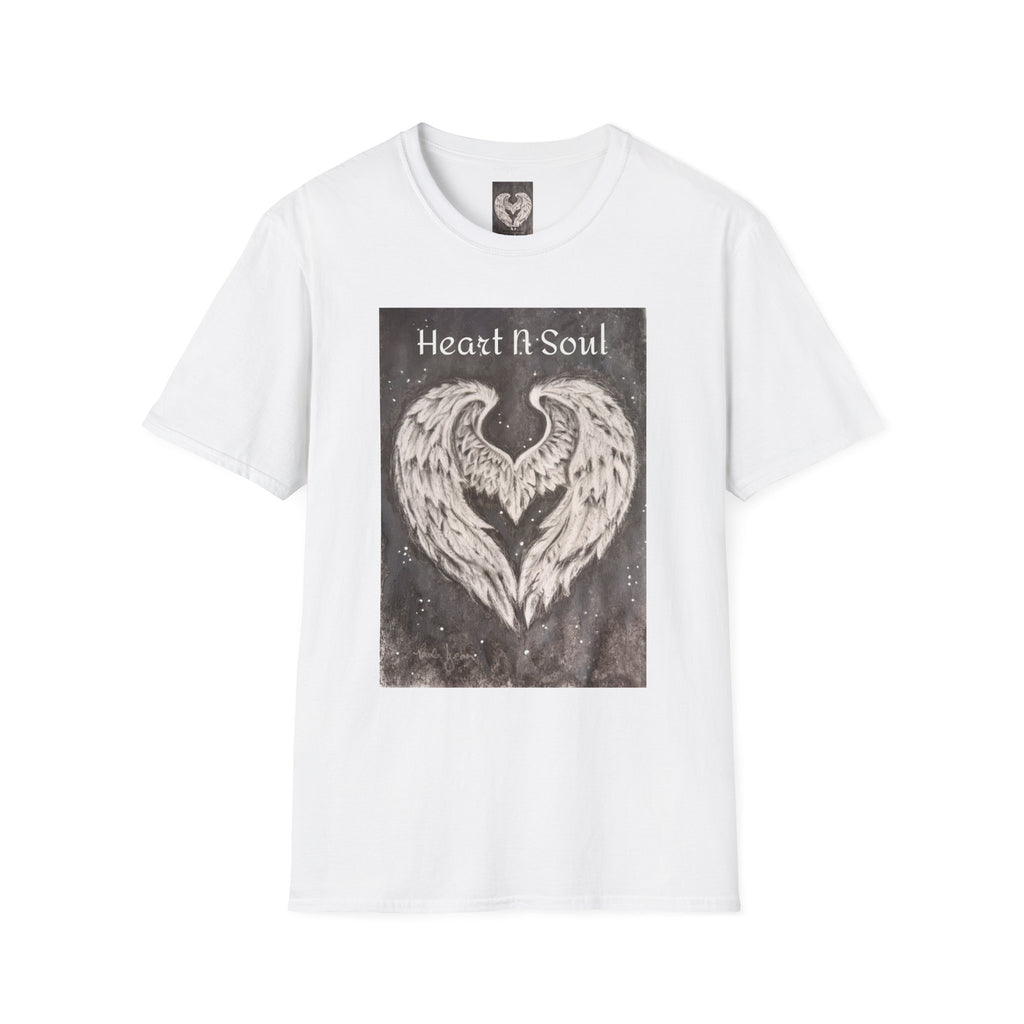 Heart N Soul Angel Wings T-Shirt — Inspirational Graphic Tee