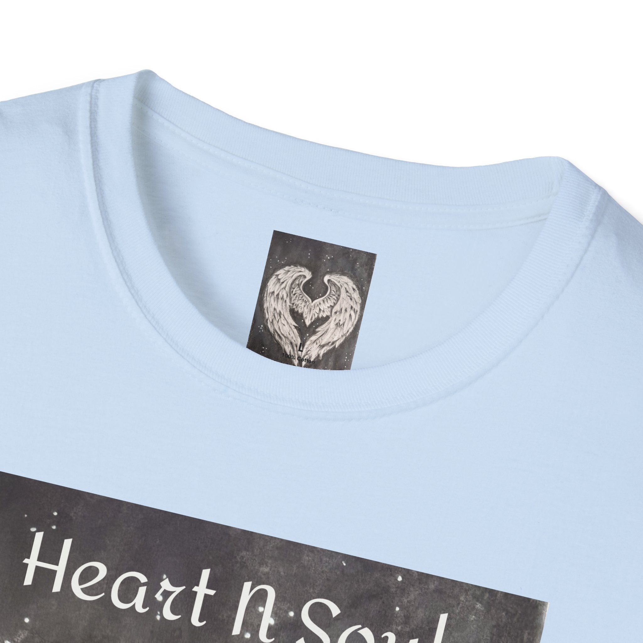 Heart N Soul Angel Wings T-Shirt — Inspirational Graphic Tee