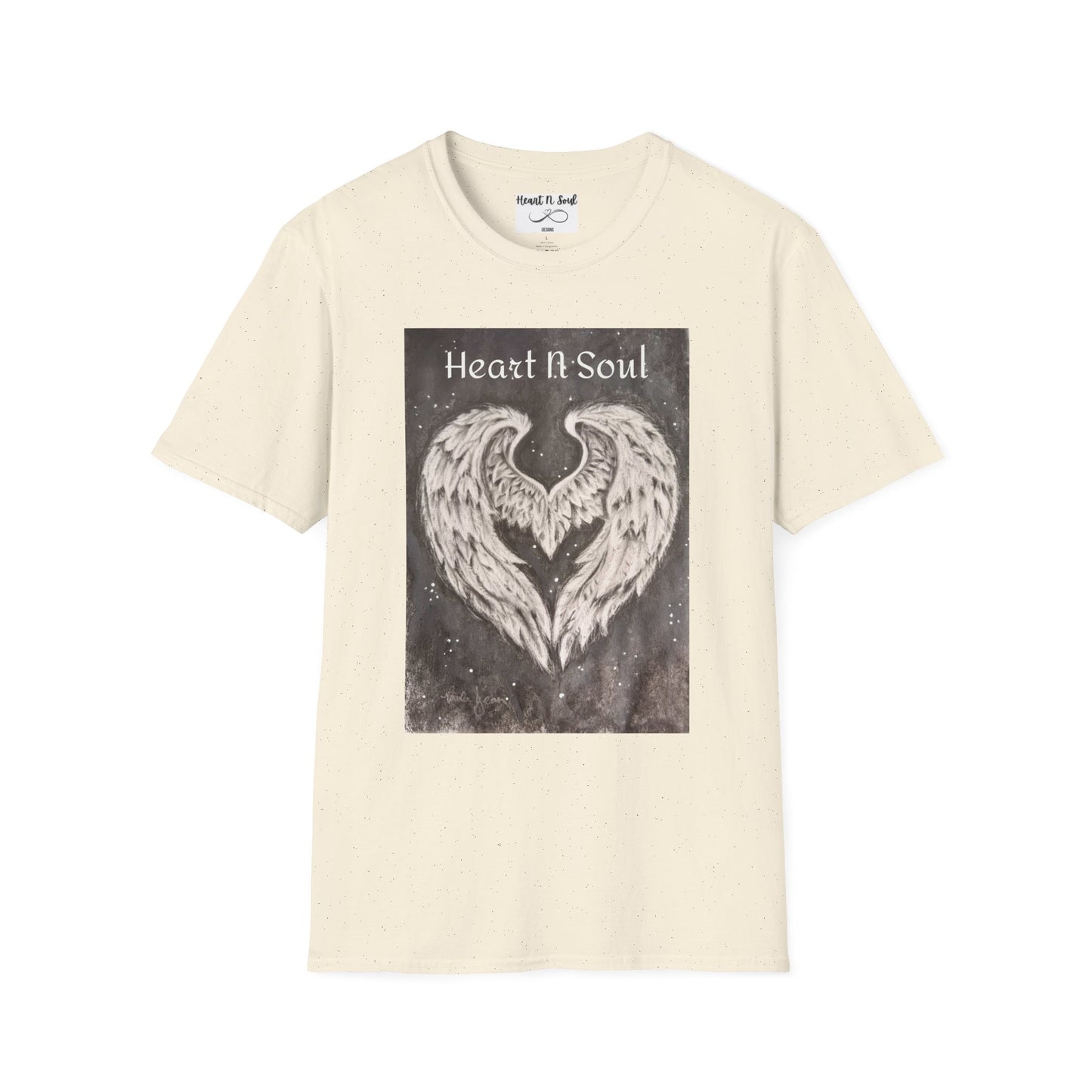 Heart N Soul Angel Wings T-Shirt — Inspirational Graphic Tee