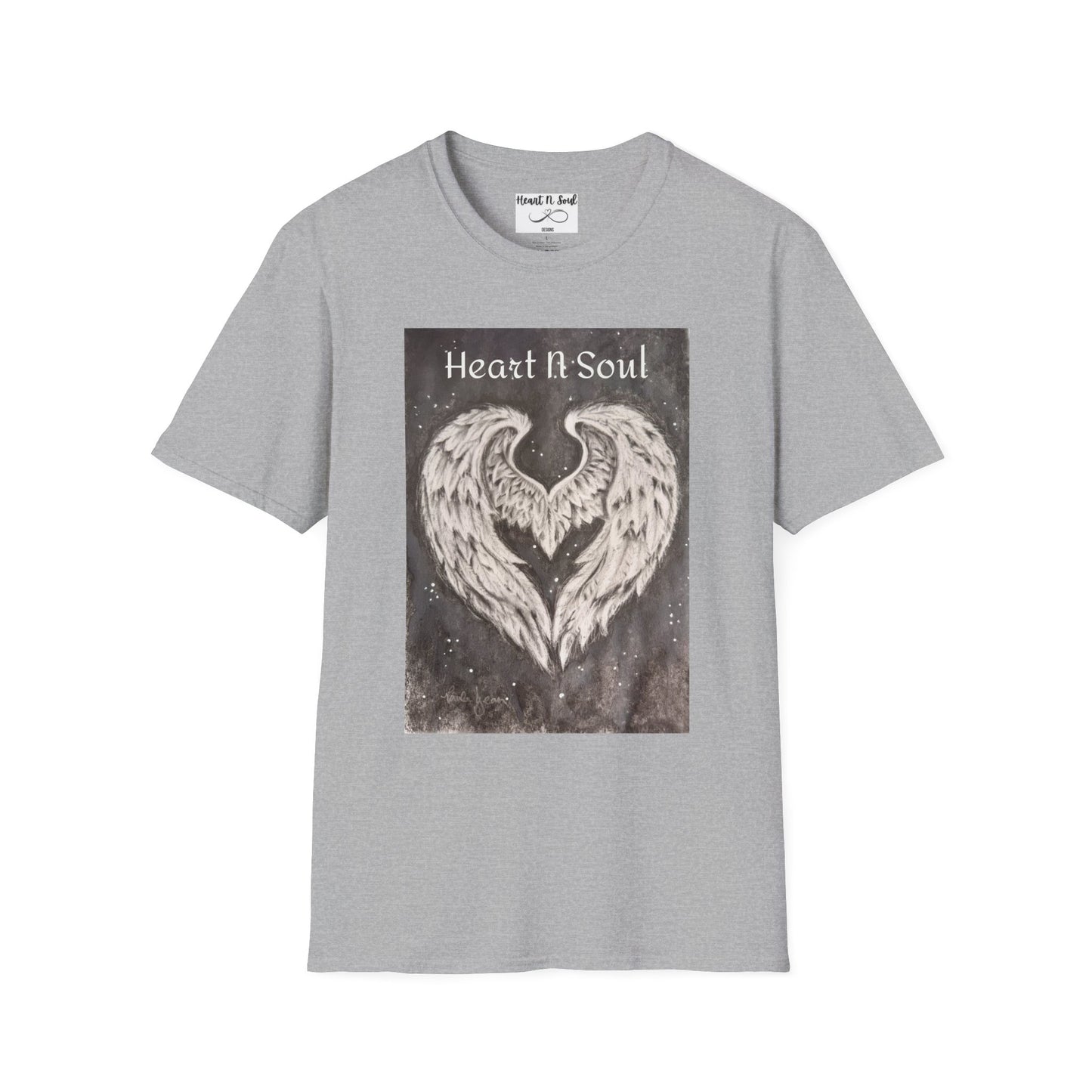 Heart N Soul Angel Wings T-Shirt — Inspirational Graphic Tee