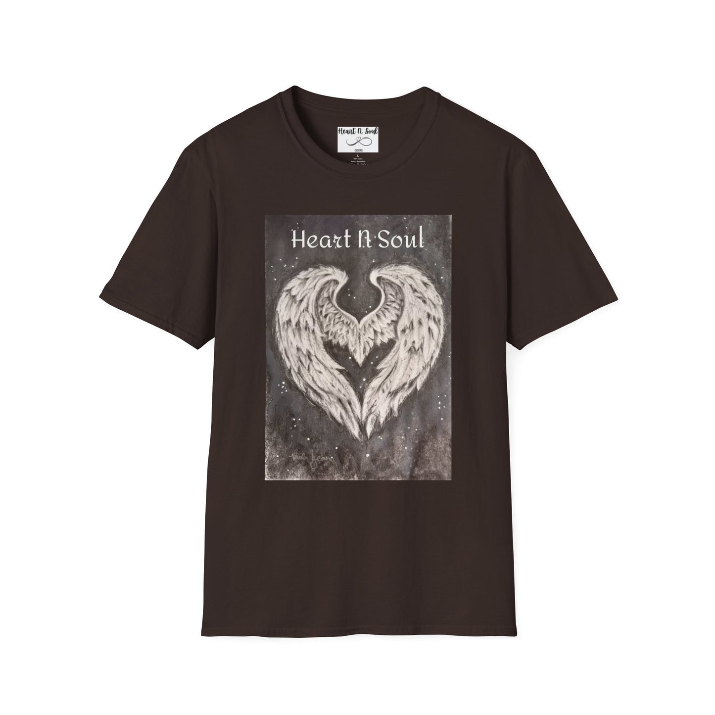 Heart N Soul Angel Wings T-Shirt — Inspirational Graphic Tee