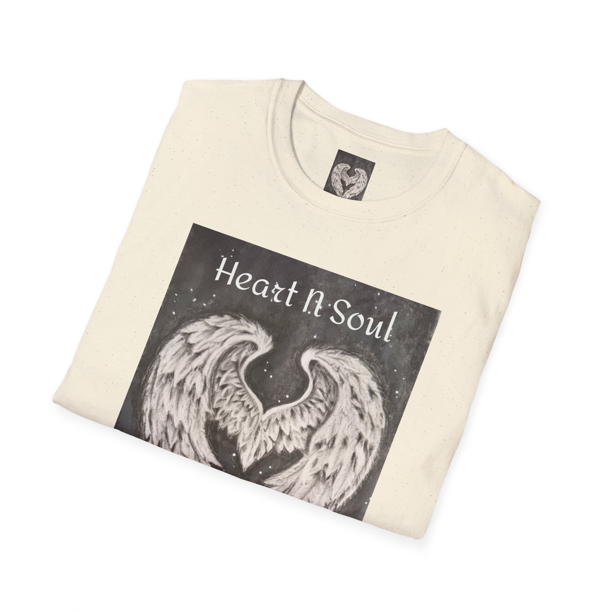 Heart N Soul Angel Wings T-Shirt — Inspirational Graphic Tee