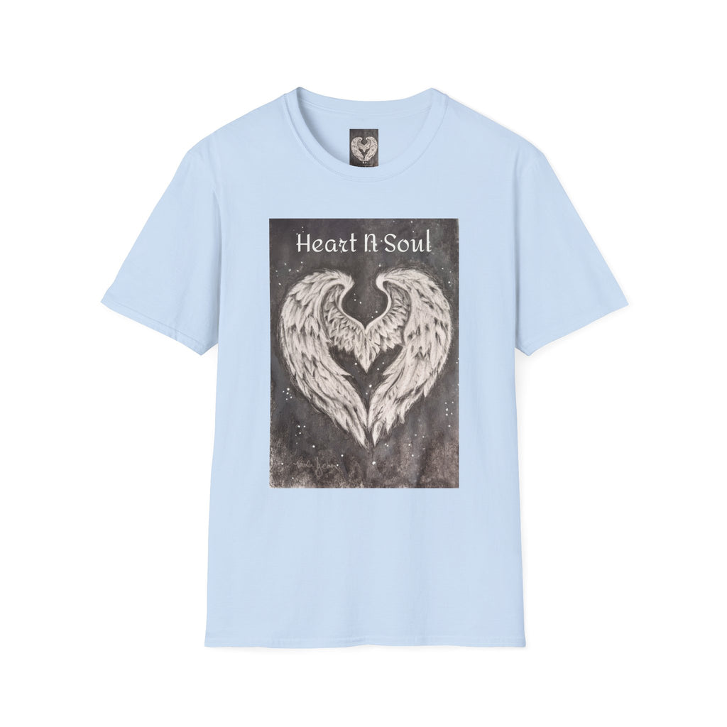 Heart N Soul Angel Wings T-Shirt — Inspirational Graphic Tee