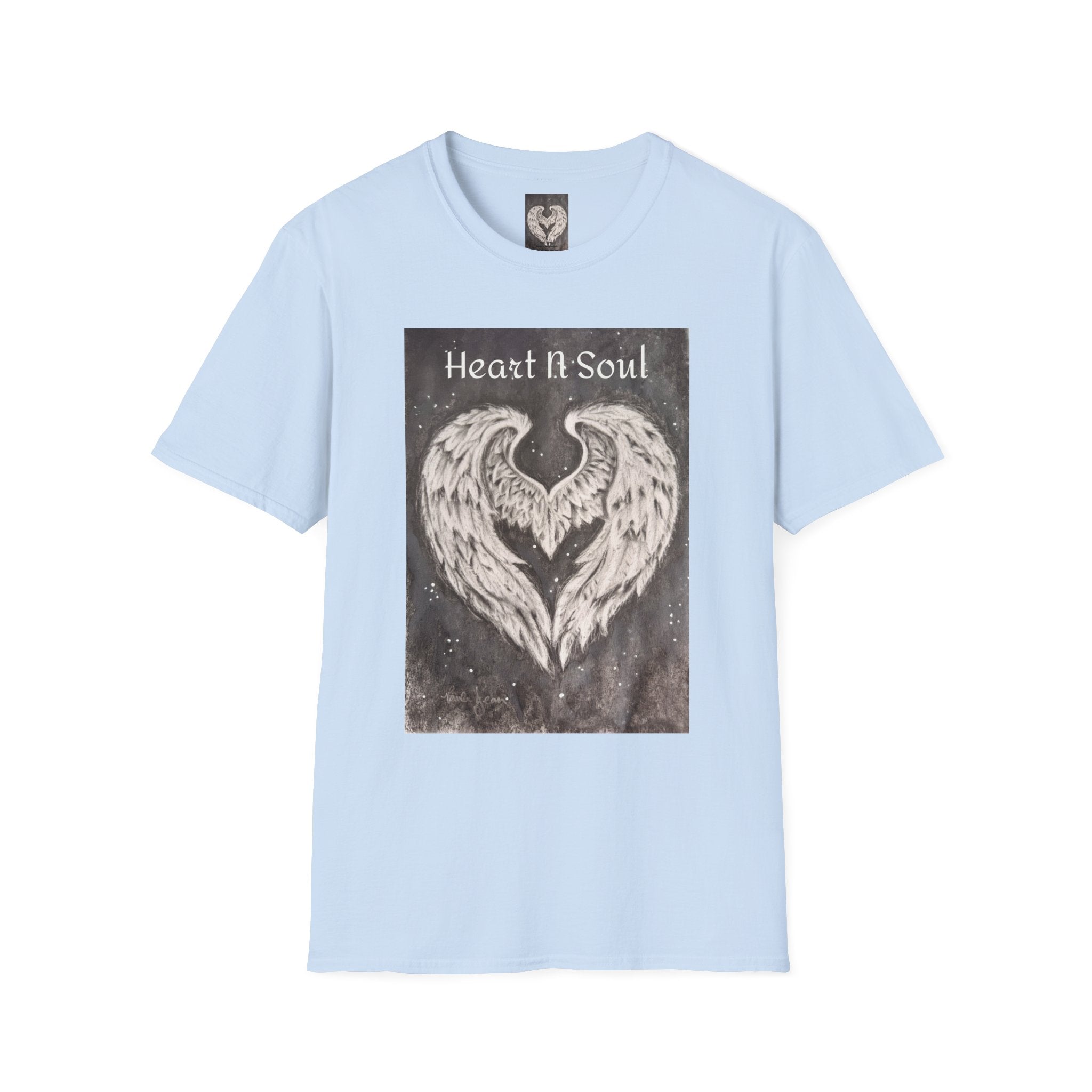 Heart N Soul Angel Wings T-Shirt — Inspirational Graphic Tee