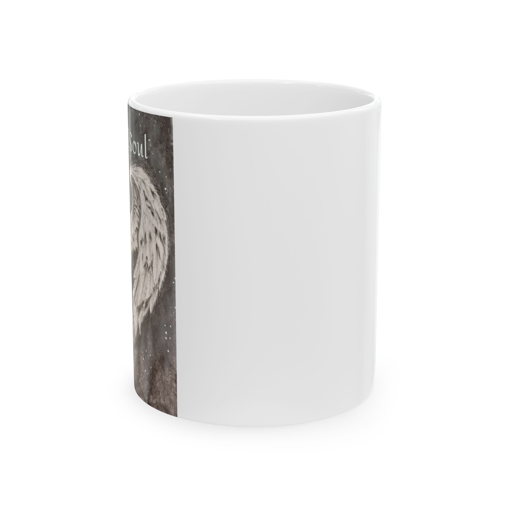 Heart N Soul Angel Winds Ceramic Mug — Original Artwork (11oz & 15oz)