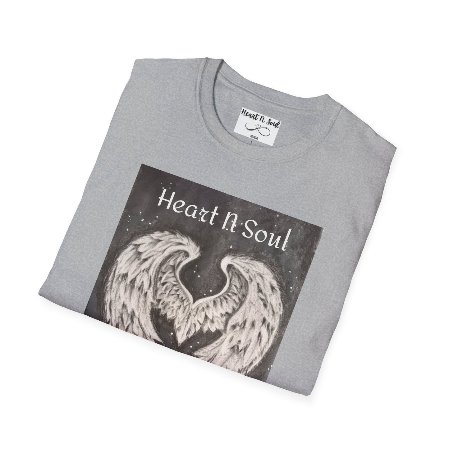 Heart N Soul Angel Wings T-Shirt — Inspirational Graphic Tee