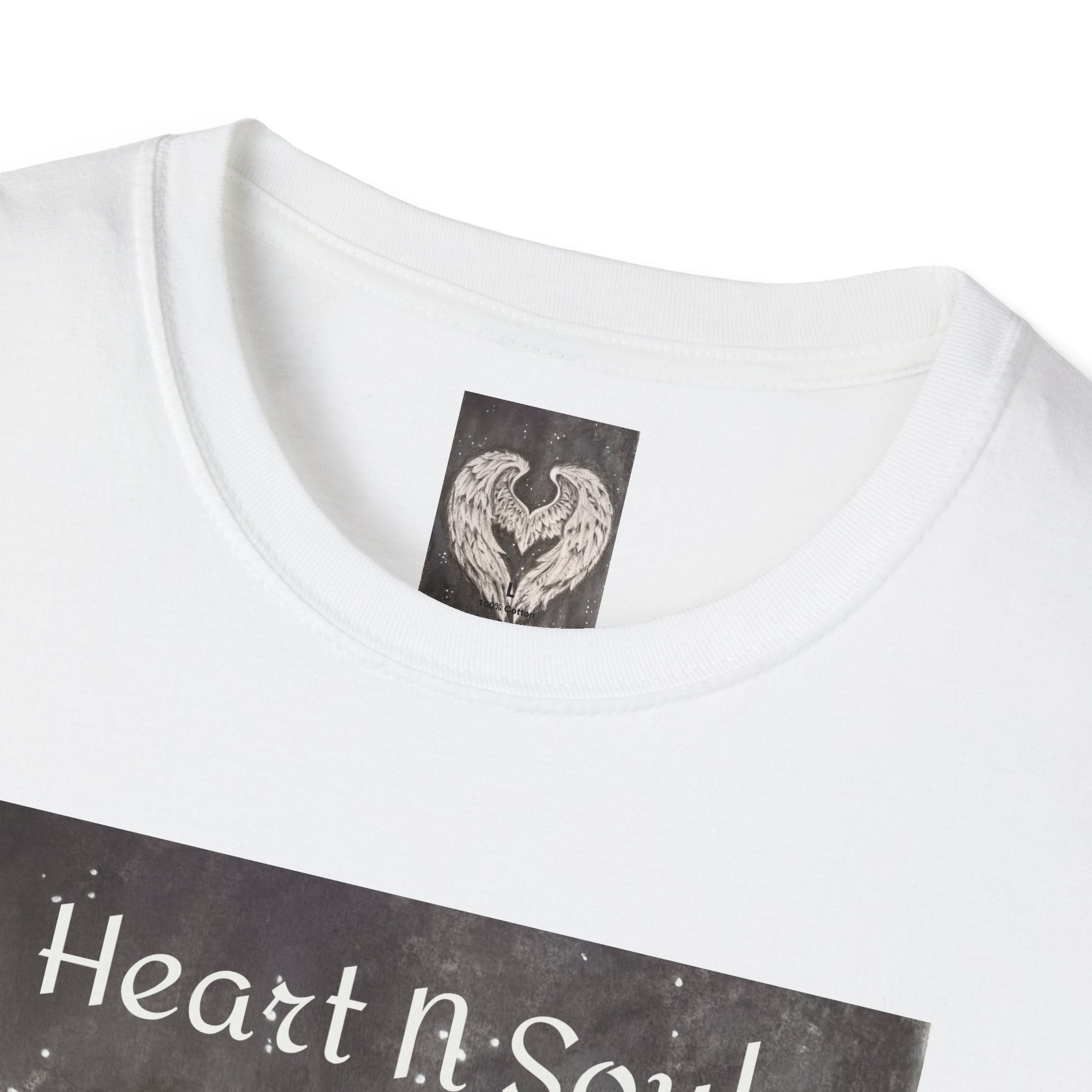 Heart N Soul Angel Wings T-Shirt — Inspirational Graphic Tee