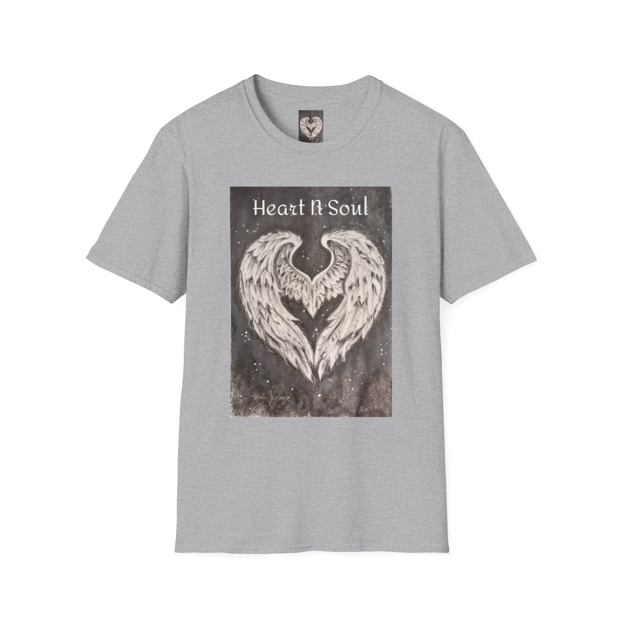 Heart N Soul Angel Wings T-Shirt — Inspirational Graphic Tee