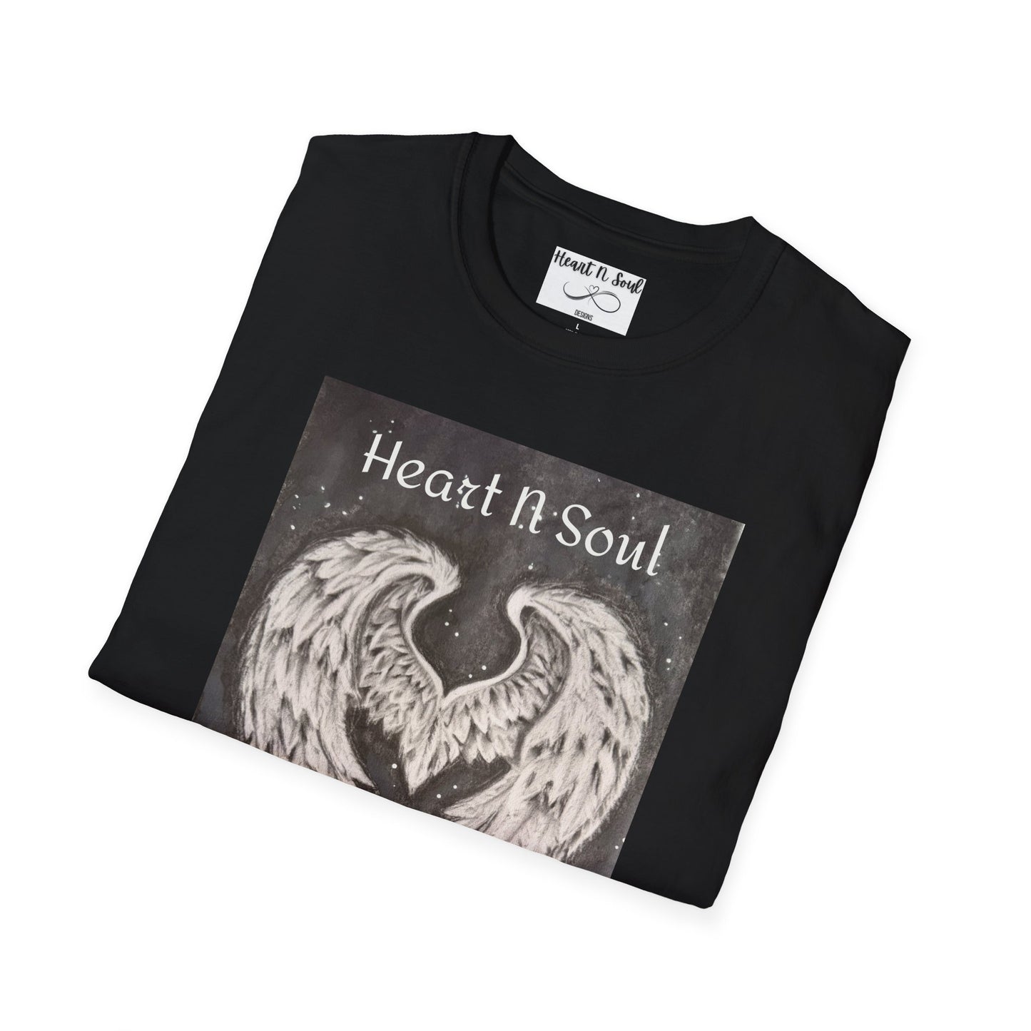 Heart N Soul Angel Wings T-Shirt — Inspirational Graphic Tee