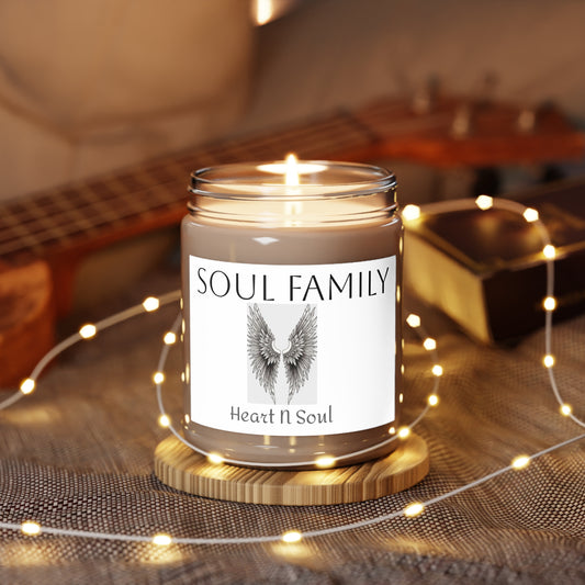 Heart N Soul 9oz Soy Candle — Angel Wings Scented Jar