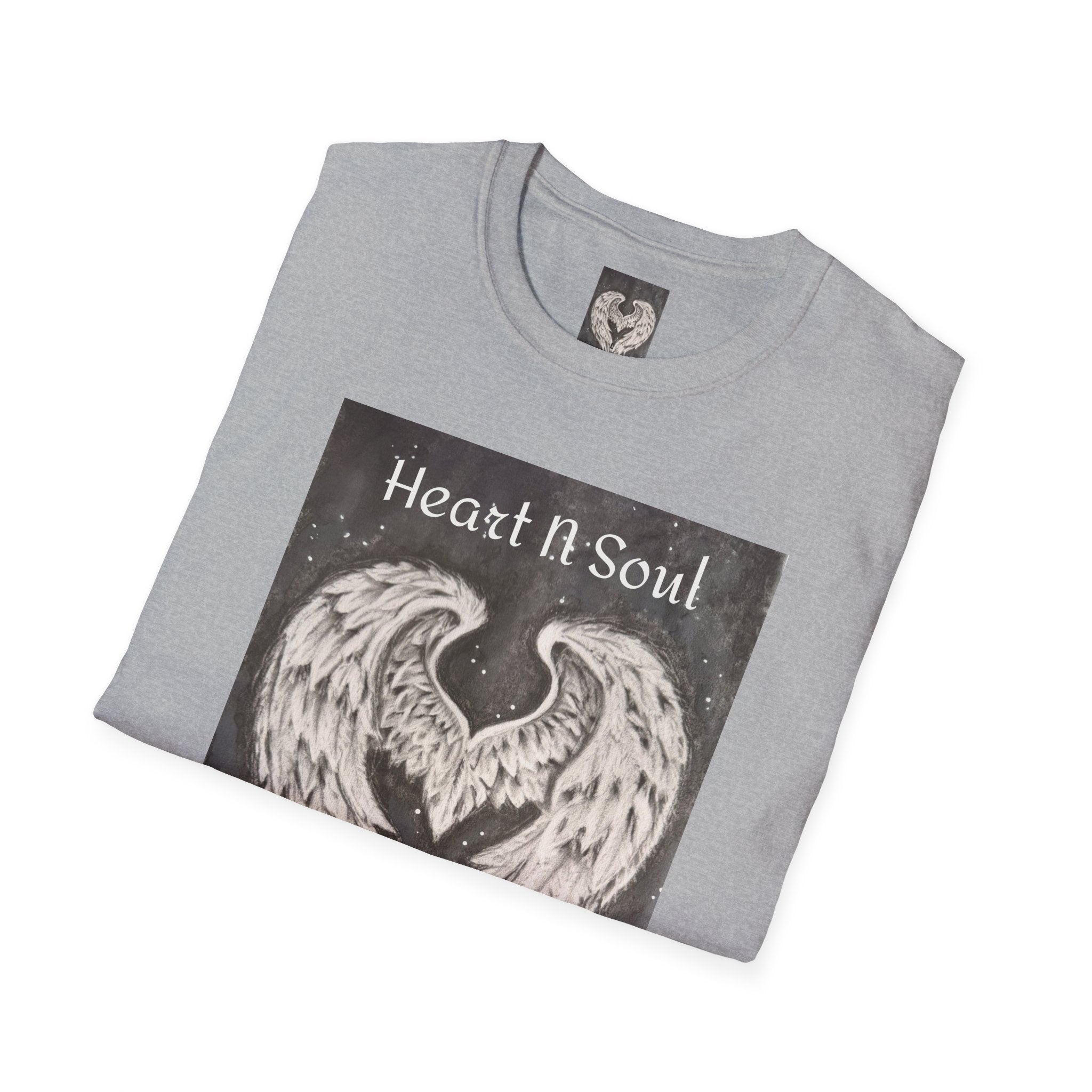 Heart N Soul Angel Wings T-Shirt — Inspirational Graphic Tee