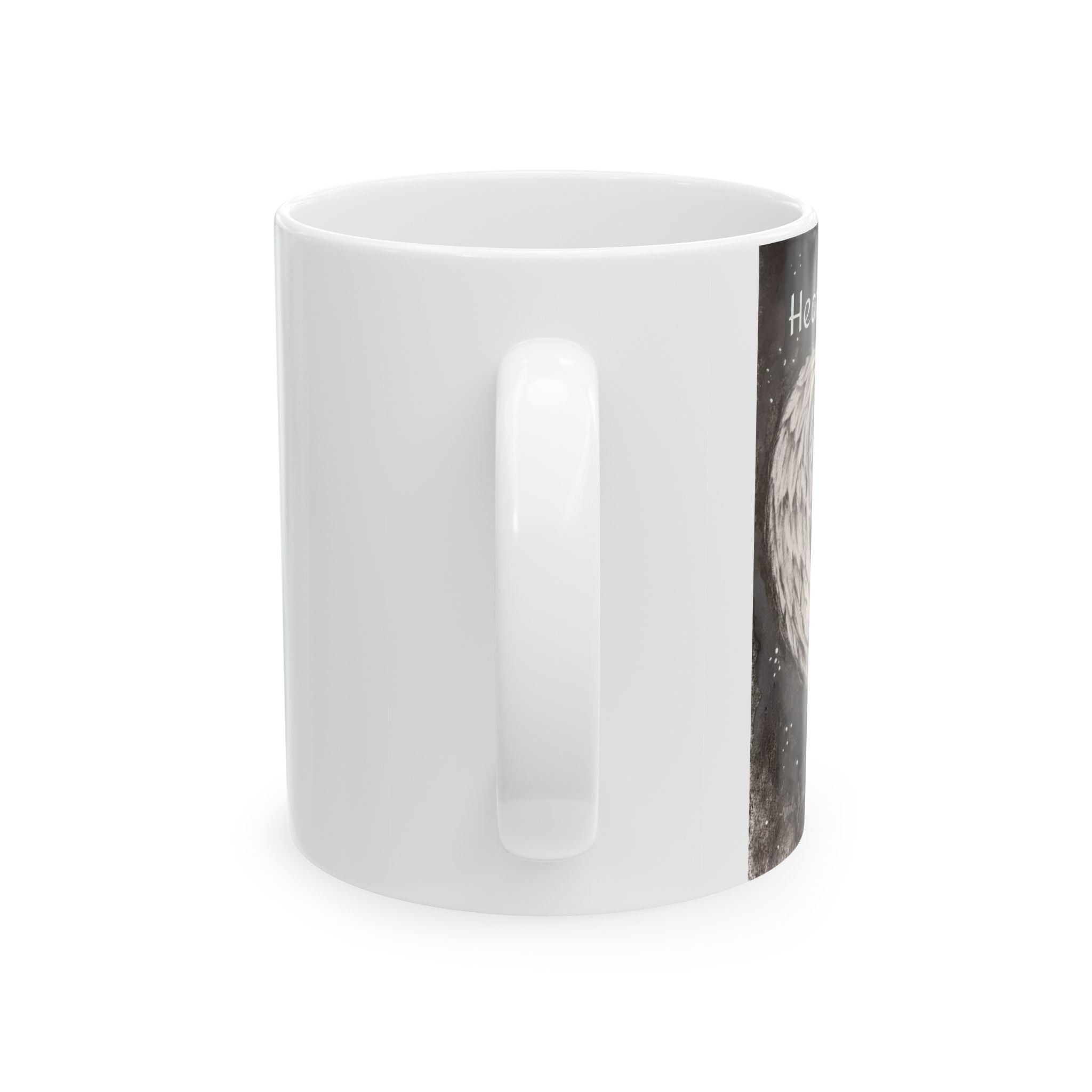 Heart N Soul Angel Winds Ceramic Mug — Original Artwork (11oz & 15oz)