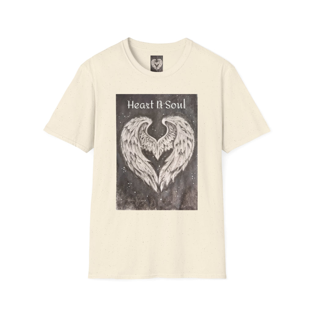 Heart N Soul Angel Wings T-Shirt — Inspirational Graphic Tee