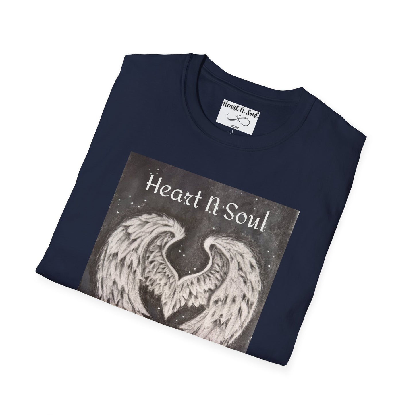 Heart N Soul Angel Wings T-Shirt — Inspirational Graphic Tee