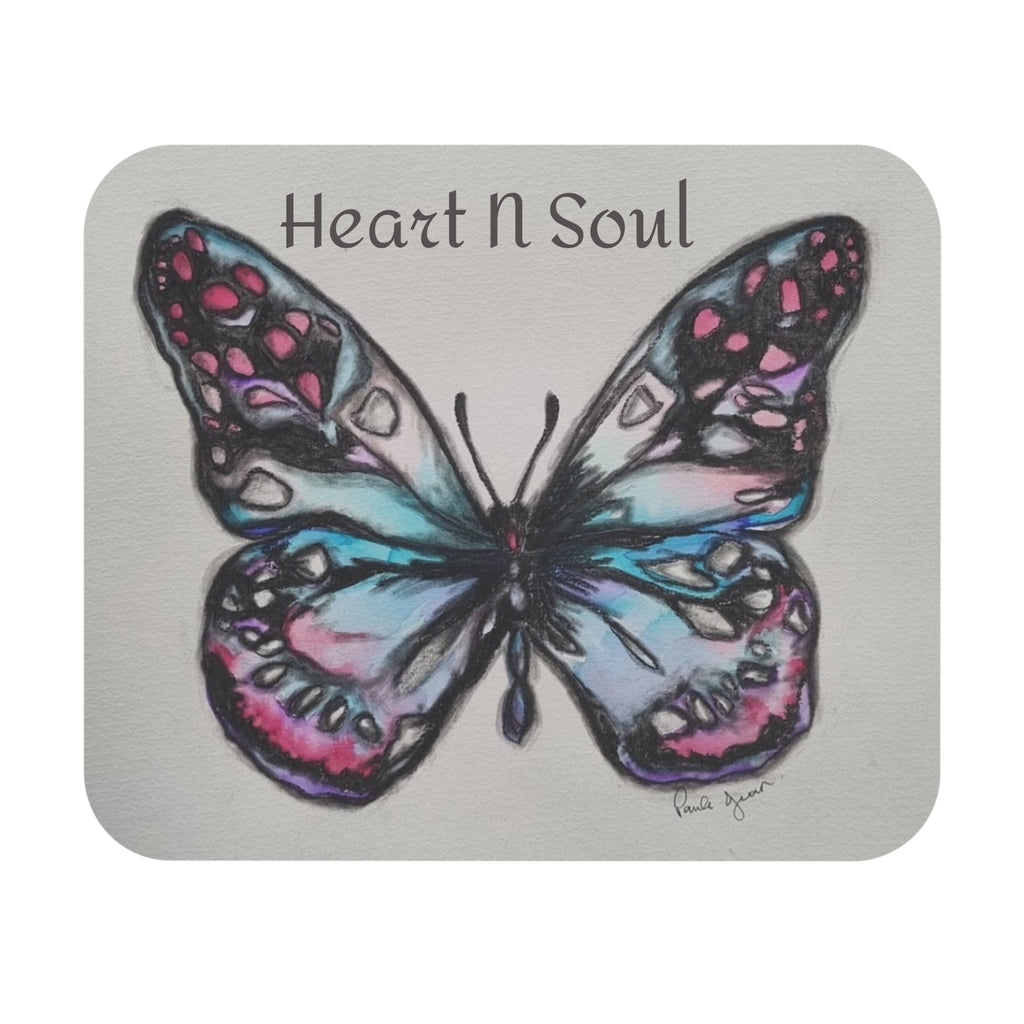 Butterfly Artwork Mouse Pad — Heart N Soul Designs