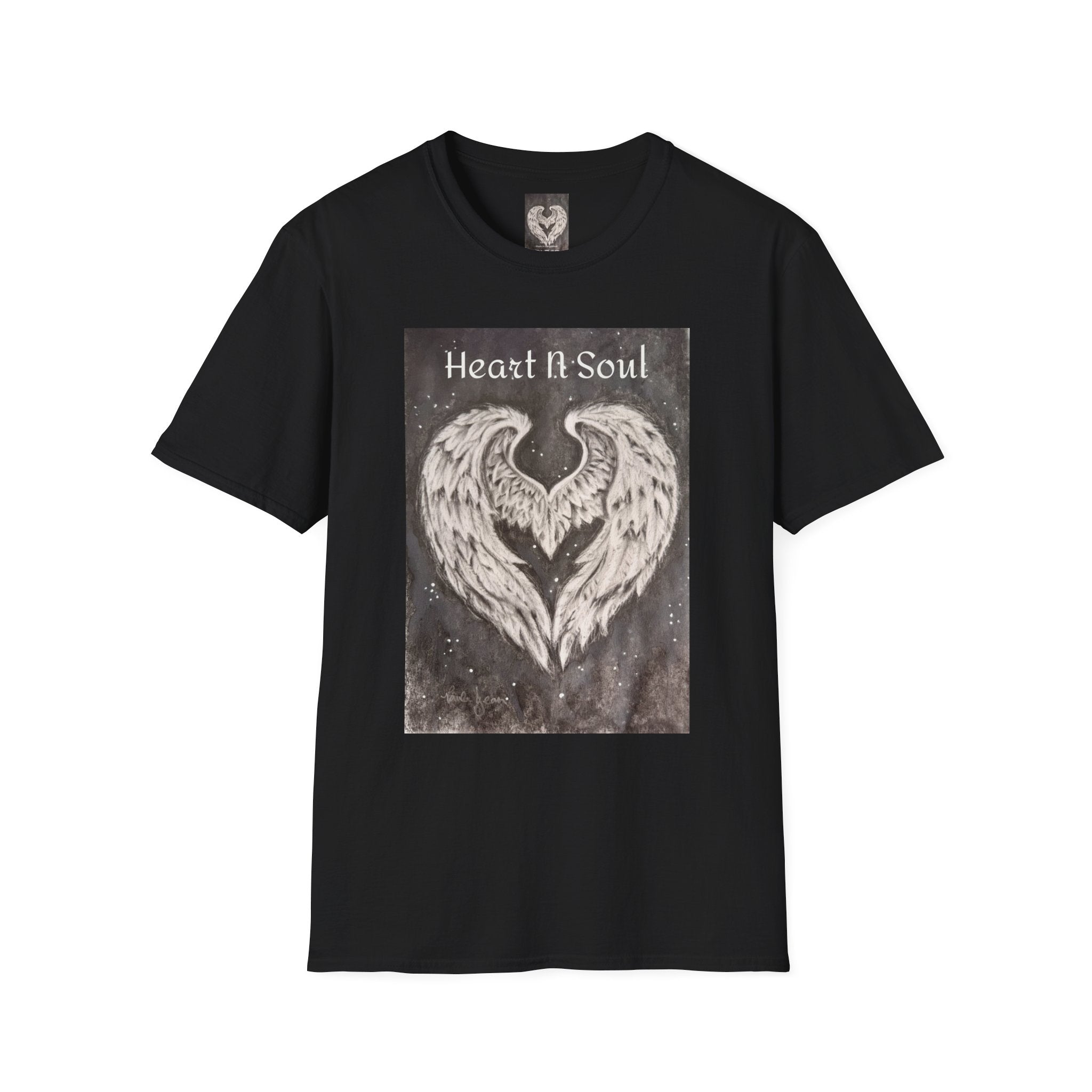 Heart N Soul Angel Wings T-Shirt — Inspirational Graphic Tee