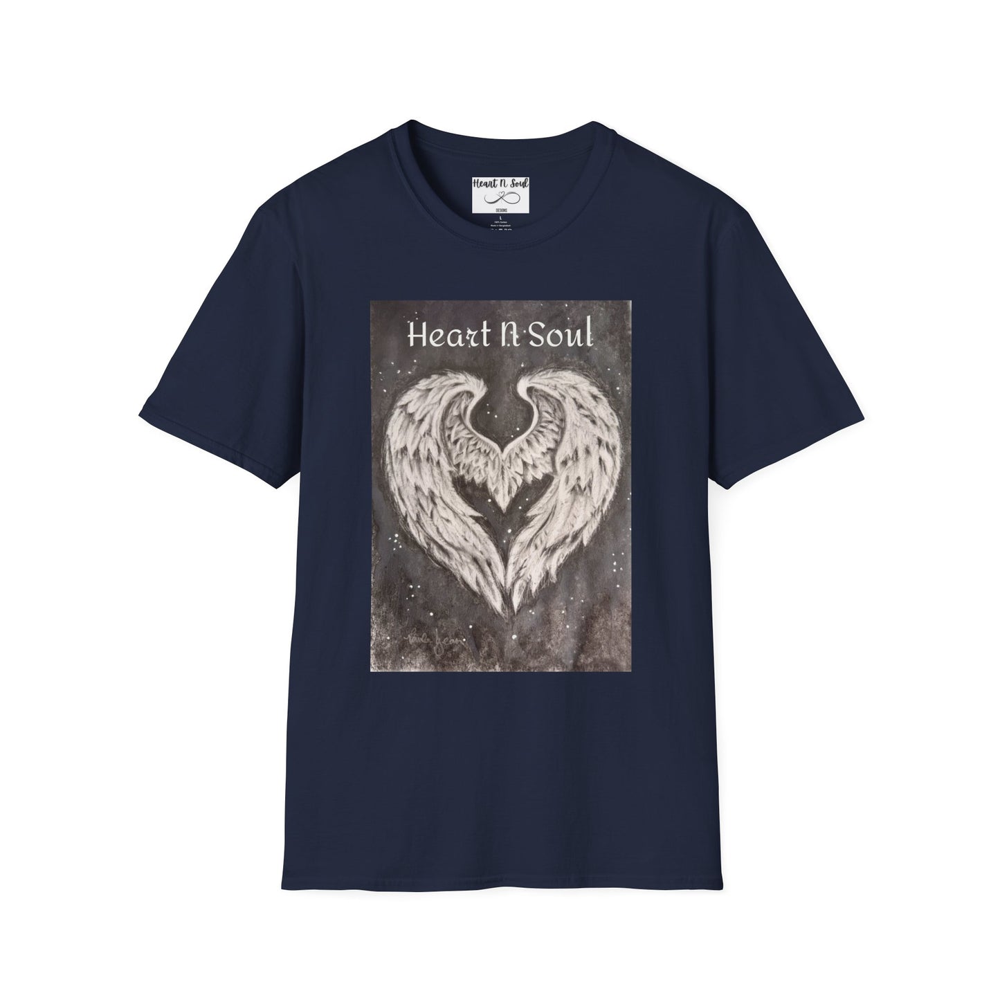 Heart N Soul Angel Wings T-Shirt — Inspirational Graphic Tee
