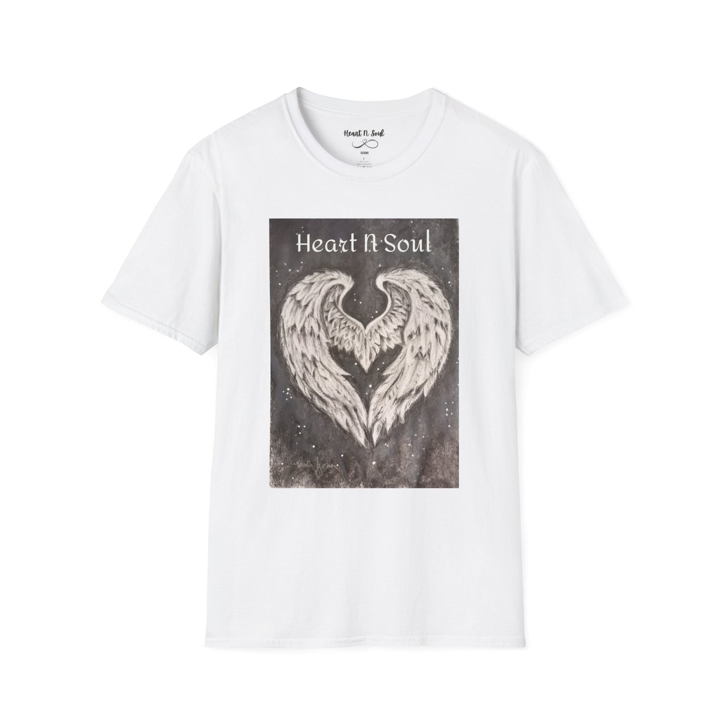 Heart N Soul Angel Wings T-Shirt — Inspirational Graphic Tee