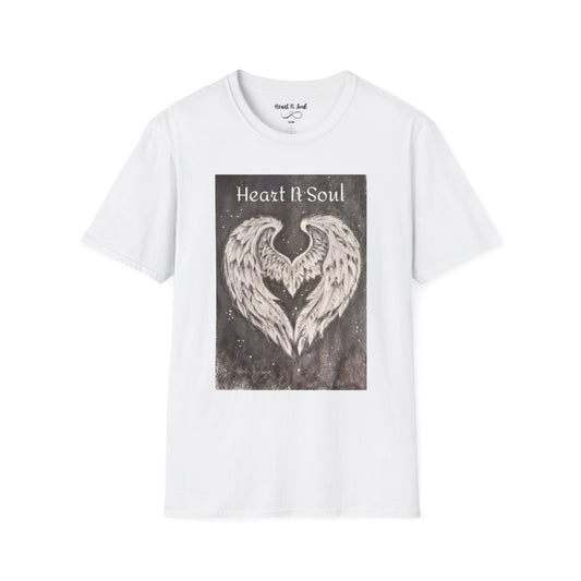 Heart N Soul Angel Wings T-Shirt — Inspirational Graphic Tee