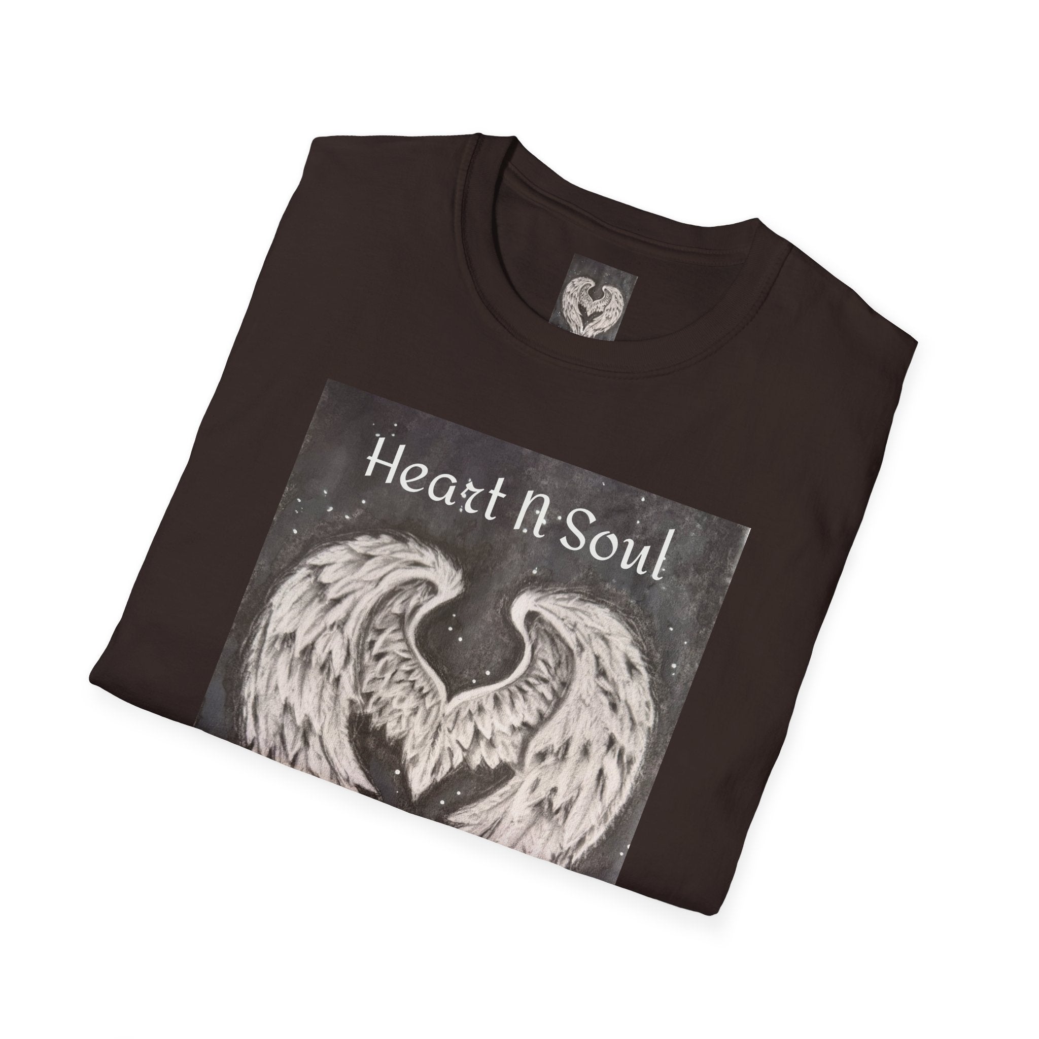 Heart N Soul Angel Wings T-Shirt — Inspirational Graphic Tee