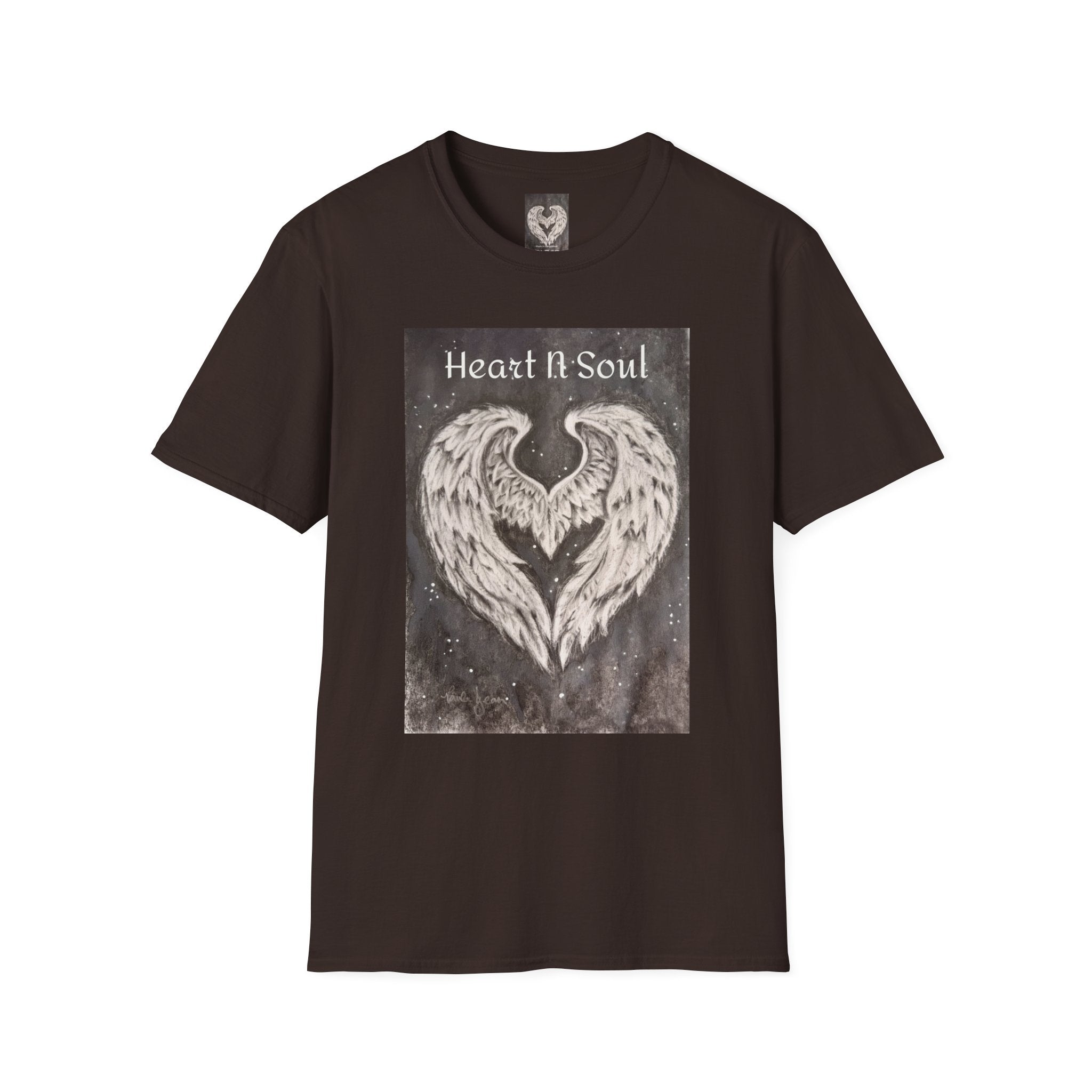 Heart N Soul Angel Wings T-Shirt — Inspirational Graphic Tee