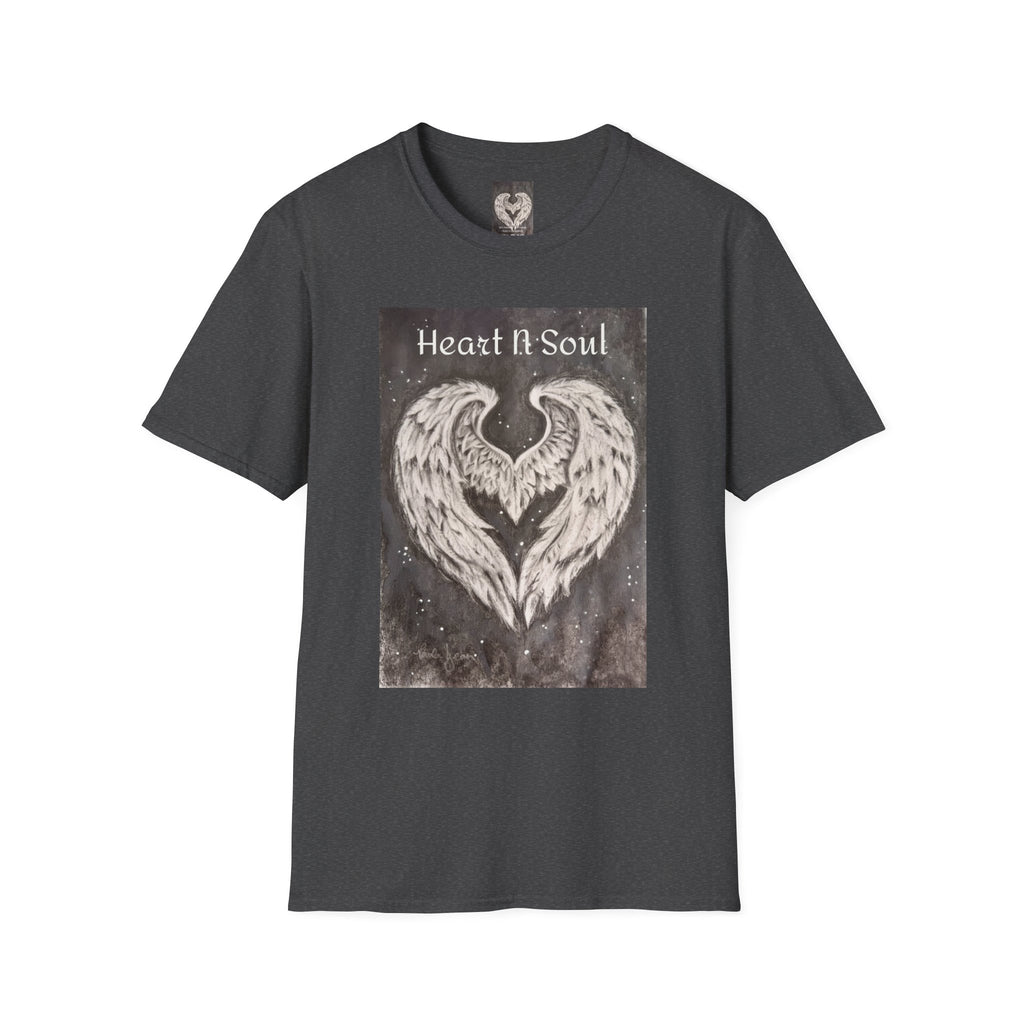 Heart N Soul Angel Wings T-Shirt — Inspirational Graphic Tee