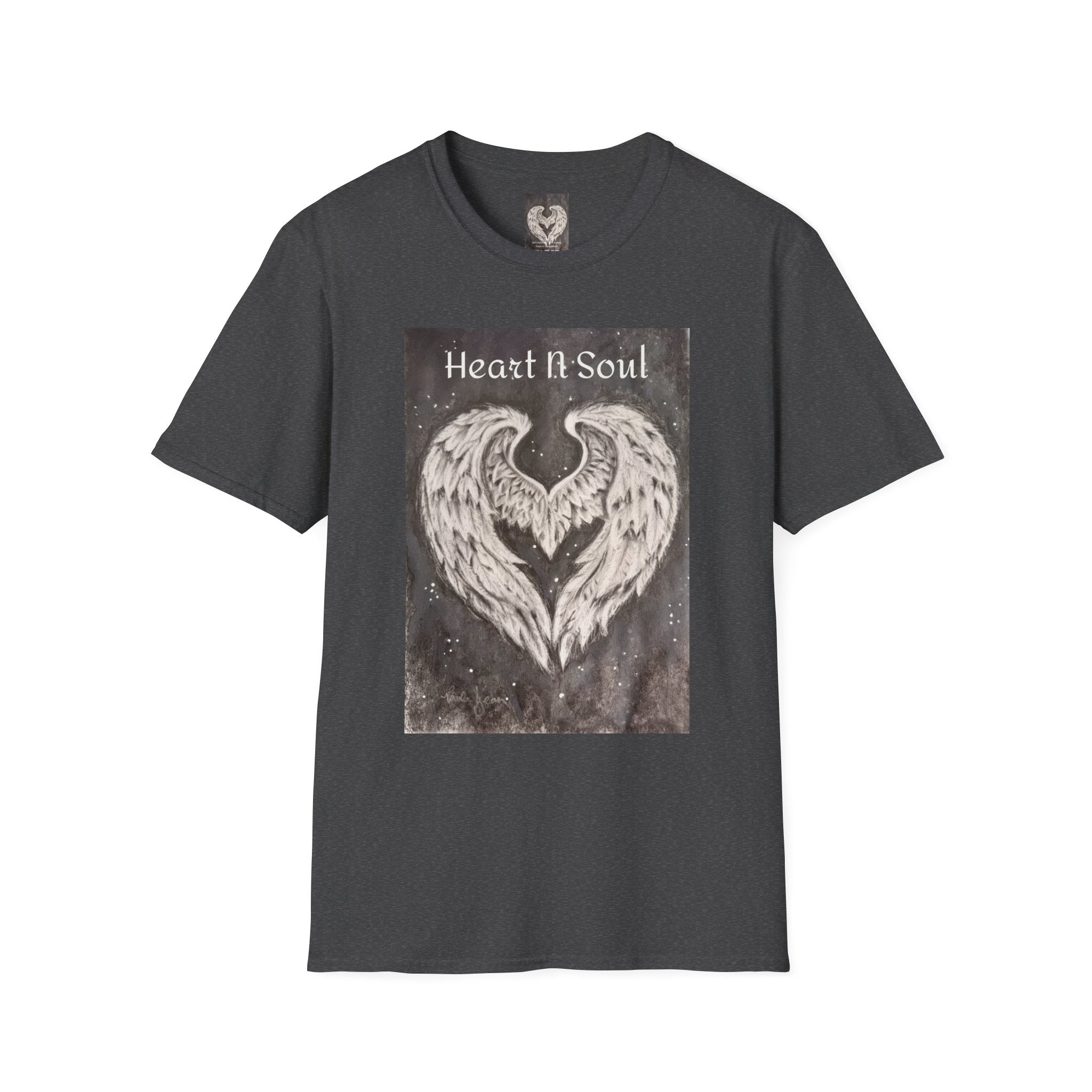 Heart N Soul Angel Wings T-Shirt — Inspirational Graphic Tee