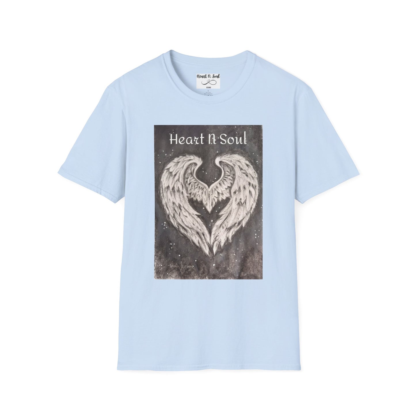 Heart N Soul Angel Wings T-Shirt — Inspirational Graphic Tee