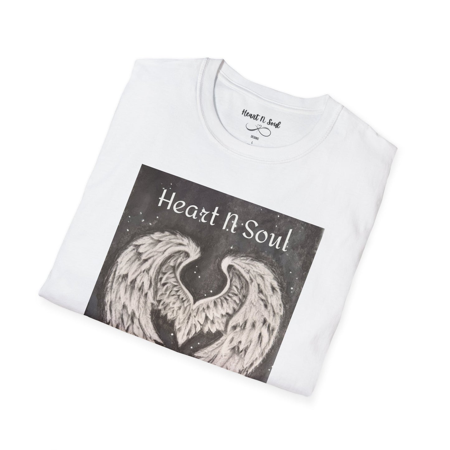 Heart N Soul Angel Wings T-Shirt — Inspirational Graphic Tee
